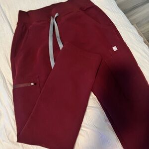 Figs Maroon Yola Pants